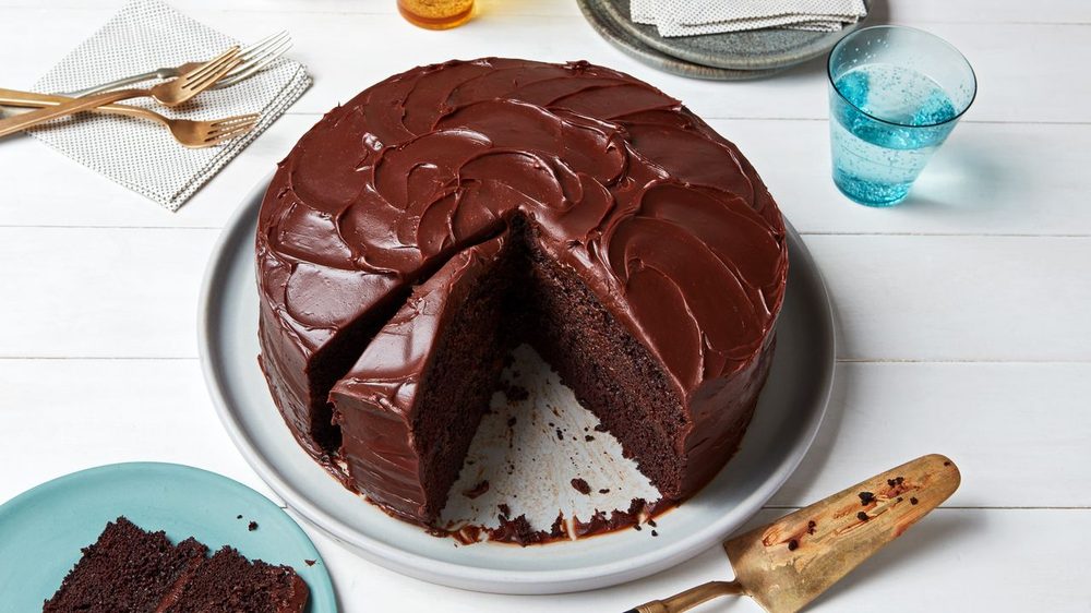 Double Chocolate Layer Cake