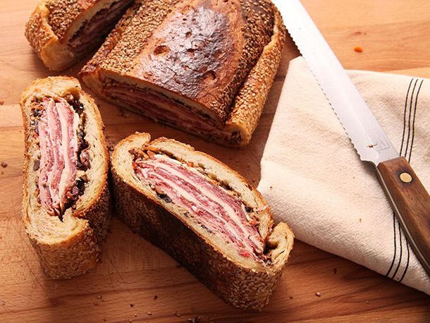 Muffuletta Shooter's-Style Sandwiches Recipe